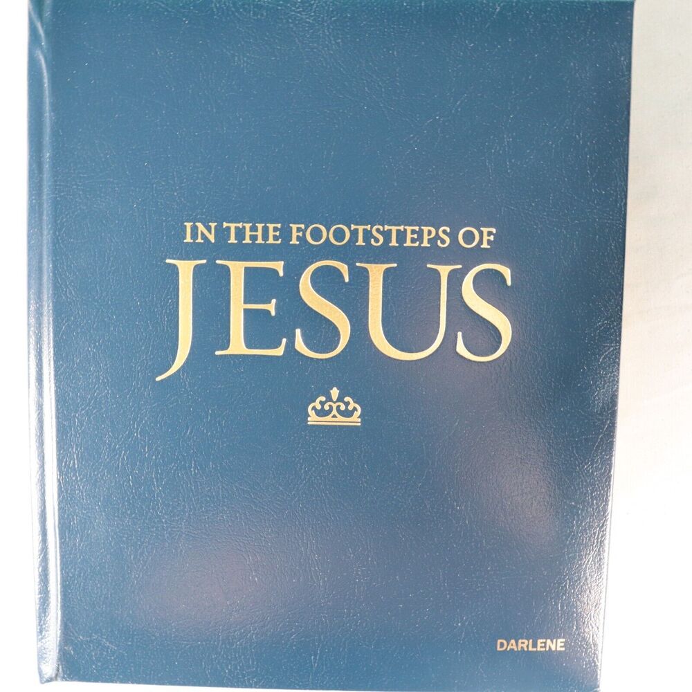 In The Footsteps of Jesus National Geographic Leather Personalized 2012